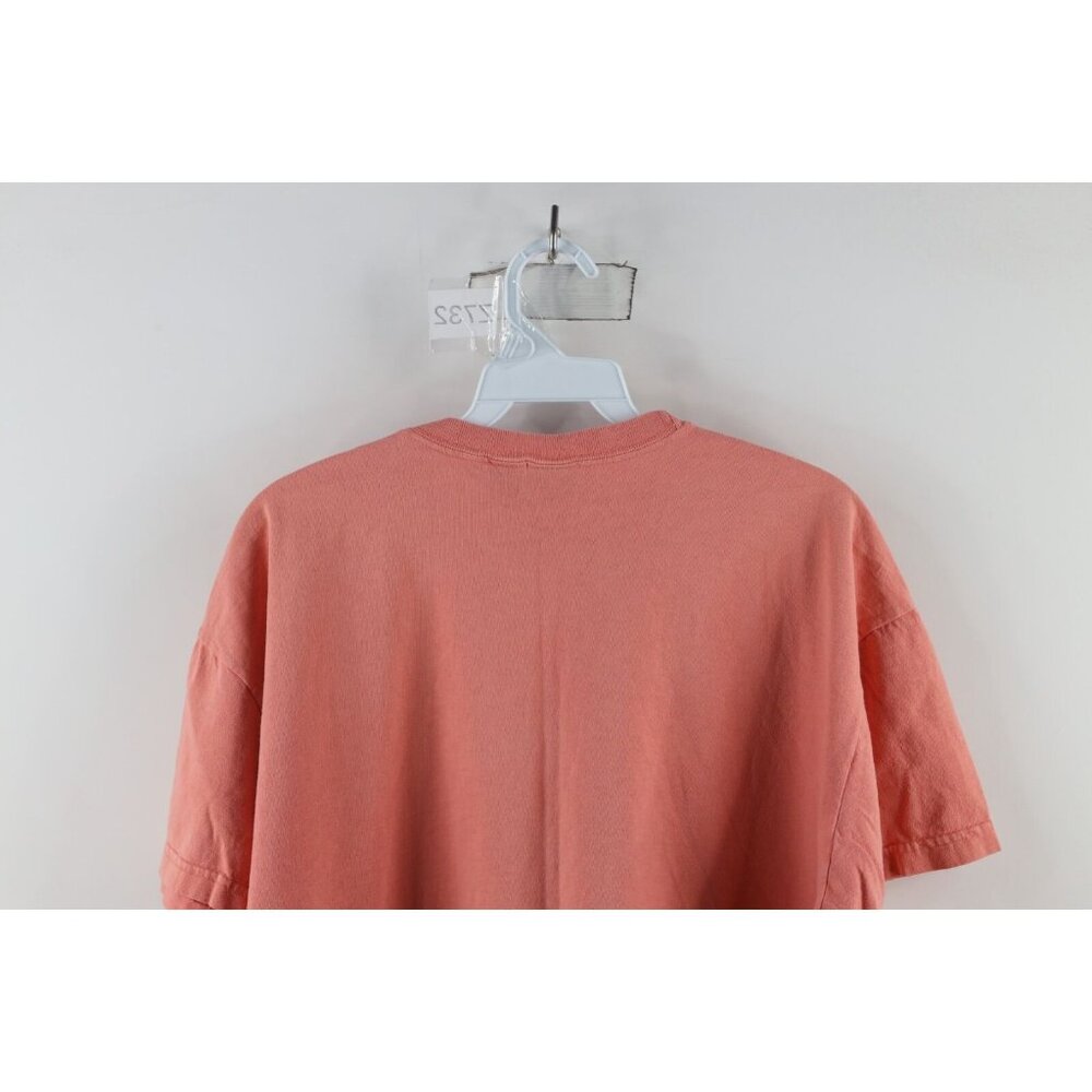 Vintage 90s Bum Equipment Womens L / XL Faded Spell Out Bum Sport Flower T-Shirt - Picture 9 of 10
